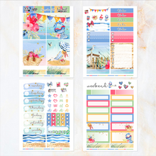 Load image into Gallery viewer, Seaside 4th - POCKET Mini Weekly Kit Planner stickers