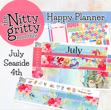 Load image into Gallery viewer, July Seaside 4th - The Nitty Gritty Monthly - Happy Planner Classic
