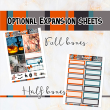 Load image into Gallery viewer, October Spooky Night Halloween - POCKET Mini Weekly Kit Planner stickers