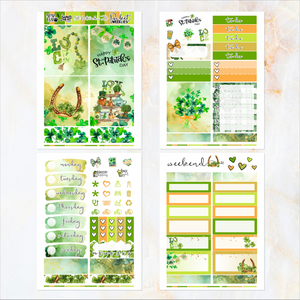 March St Patrick’s Day ’24 - POCKET Mini Weekly Kit Planner stickers