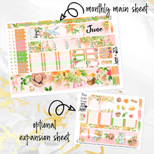 Load image into Gallery viewer, June Spring Bouquet monthly - Hobonichi Weeks personal planner