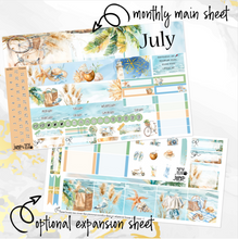 Load image into Gallery viewer, July Beach Days monthly - Hobonichi Cousin A5 personal planner (Copy)
