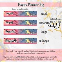 Load image into Gallery viewer, BUBBLEGUM - The Nitty Gritty Monthly-Any Month-Erin Condren 7x9 8.5x11 Happy Planner Classic &amp; Big