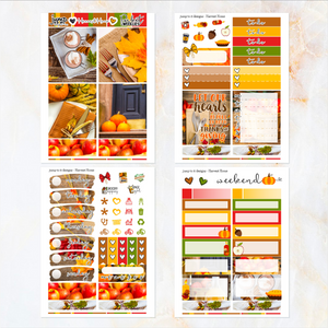 Harvest Home - POCKET Mini Weekly Kit Planner stickers