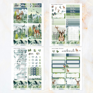 Mountains - POCKET Mini Weekly Kit Planner stickers