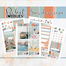 Load image into Gallery viewer, Seaside Escape - POCKET Mini Weekly Kit Planner stickers