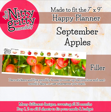 Load image into Gallery viewer, September Apples - The Nitty Gritty Monthly - Happy Planner Classic