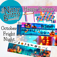 Load image into Gallery viewer, October Fright Night Halloween - The Nitty Gritty Monthly - Happy Planner Classic
