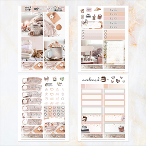 Winter White - POCKET Mini Weekly Kit Planner stickers