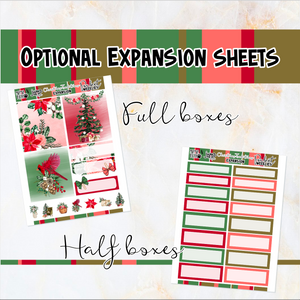 Christmas Traditions - POCKET Mini Weekly Kit Planner stickers