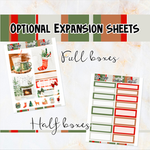 Load image into Gallery viewer, Cozy Night Christmas - POCKET Mini Weekly Kit Planner stickers