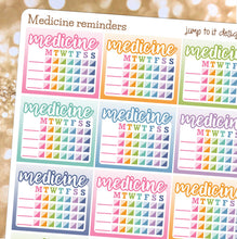 Load image into Gallery viewer, Medicine tracker sidebar stickers                (R-114)