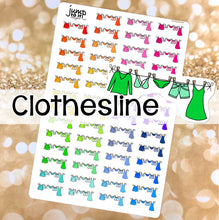 Load image into Gallery viewer, Clothesline Functional rainbow stickers            (S-113-3)