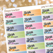 Load image into Gallery viewer, Steps Daily tracker planner sticker                  (R-122)