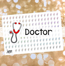 Load image into Gallery viewer, Doctor Functional rainbow stickers         (S-113-6)