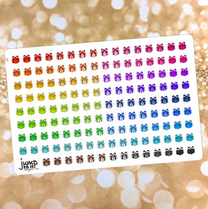 Gift Functional rainbow stickers             (S-113-9)