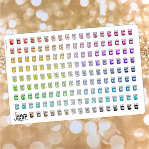 Prescription Rx Functional rainbow stickers           (S-113-18)