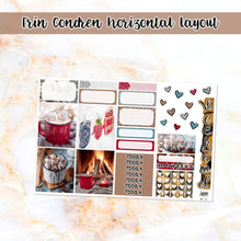 Load image into Gallery viewer, Mittens &amp; Marshmallows sampler stickers - for Happy Planner, Erin Condren Vertical and Horizontal Planners