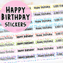 Load image into Gallery viewer, Birthday stickers | for Erin Condren Happy Planner party celebrate