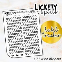Load image into Gallery viewer, Foil - Lickety Splits - HABIT TRACKER - planner stickers Erin Condren Happy Planner B6 Hobo -chores