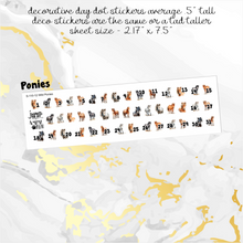 Load image into Gallery viewer, Decorative day dot planner calendar stickers Spring Summer Fall Winter      (S-110+)