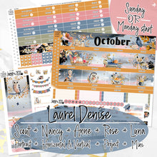 Load image into Gallery viewer, October Mist -for Laurel Denise Planner stickers -Scout/Portrait, Anne/Vertical, Nancy/Horizontal, Rose/Project, Luna &amp; Mini