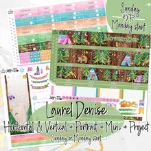 Load image into Gallery viewer, November Autumn Pines -for Laurel Denise Planner stickers - Portrait, Mini, Vertical, Horizontal &amp; Project
