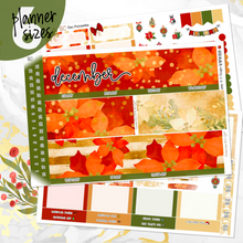 Load image into Gallery viewer, New Release December Poinsettia Glow '26 monthly - Erin Condren Vertical Horizontal 7"x9", Happy Planner Classic, Mini &amp; Big