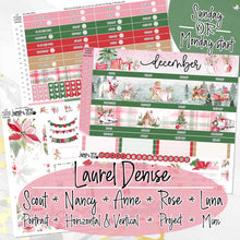 Load image into Gallery viewer, New Release December Merry Berry -for Laurel Denise Planner stickers -Scout/Portrait, Anne/Vertical, Nancy/Horizontal, Rose/Project, Luna &amp; Mini