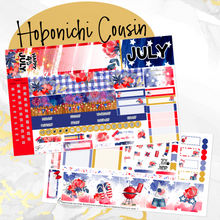 Load image into Gallery viewer, July Freedom monthly - Hobonichi Cousin A5 personal planner