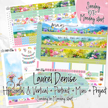 Load image into Gallery viewer, May Wild Flowers -for Laurel Denise Planner stickers - Portrait, Mini, Vertical, Horizontal &amp; Project