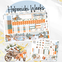 Load image into Gallery viewer, New Release January Snowy Hollow monthly - Hobonichi Weeks personal planner