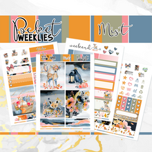 Load image into Gallery viewer, New Release October Mist - POCKET Mini Weekly Kit Planner stickers
