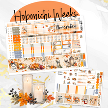 Load image into Gallery viewer, New Release November Thankful Hearts monthly - Hobonichi Weeks personal planner