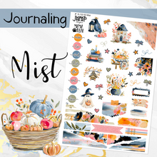 Load image into Gallery viewer, October Mist JOURNAL sheet - planner stickers (S-132-50)