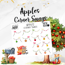 Load image into Gallery viewer, New Release September Apples Corner Swags planner stickers          (S-141-10)