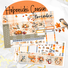 Load image into Gallery viewer, New Release November Thankful Hearts monthly - Hobonichi Cousin A5 personal planner