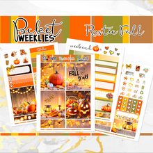 Load image into Gallery viewer, Rustic Fall - POCKET Mini Weekly Kit Planner stickers
