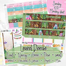 Load image into Gallery viewer, November Autumn Pines -for Laurel Denise Planners -Scout/Portrait, Anne/Vertical, Nancy/Horizontal, Rose/Project &amp; Mini
