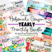 Load image into Gallery viewer, HOBONICHI COUSIN Full Year Monthly Bundle - 12 monthly kits