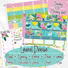 Load image into Gallery viewer, June Citrus Summer -for Laurel Denise Planner stickers -Scout/Portrait, Anne/Vertical, Nancy/Horizontal, Rose/Project &amp; Mini