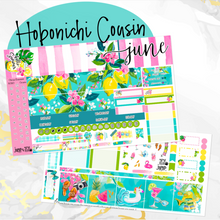 Load image into Gallery viewer, June Citrus Summer monthly - Hobonichi Cousin A5 personal planner