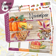 Load image into Gallery viewer, November Spice monthly - Erin Condren Vertical Horizontal 7&quot;x9&quot;, Happy Planner Classic, Mini &amp; Big