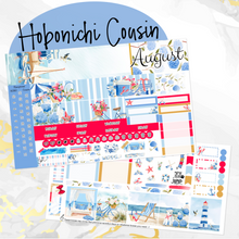 Load image into Gallery viewer, New Release August Hamptons monthly - Hobonichi Cousin A5 personal planner