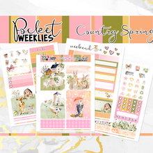 Load image into Gallery viewer, New Release April Country Spring - POCKET Mini Weekly Kit Planner stickers