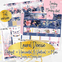 Load image into Gallery viewer, April Spring Blush FOIL -for Laurel Denise Planner stickers - Portrait, Mini, Vertical, Horizontal &amp; Project