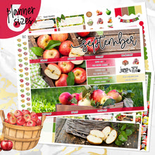 Load image into Gallery viewer, New Release September Apples monthly - Erin Condren Vertical Horizontal 7"x9", Happy Planner Classic, Mini &amp; Big