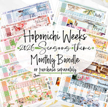 Load image into Gallery viewer, HOBONICHI WEEKS SEASONS Monthly Bundle 2026 - 12 monthly kits