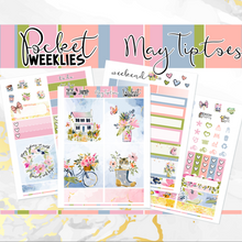Load image into Gallery viewer, May Tiptoes - POCKET Mini Weekly Kit Planner stickers