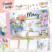 Load image into Gallery viewer, May Tiptoes monthly - Erin Condren Vertical Horizontal 7"x9", Happy Planner Classic, Mini &amp; Big